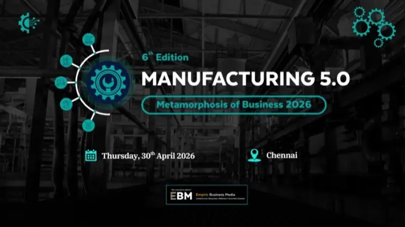 6th Edition Manufacturing Metamorphosis of Business 2026 — event artwork
