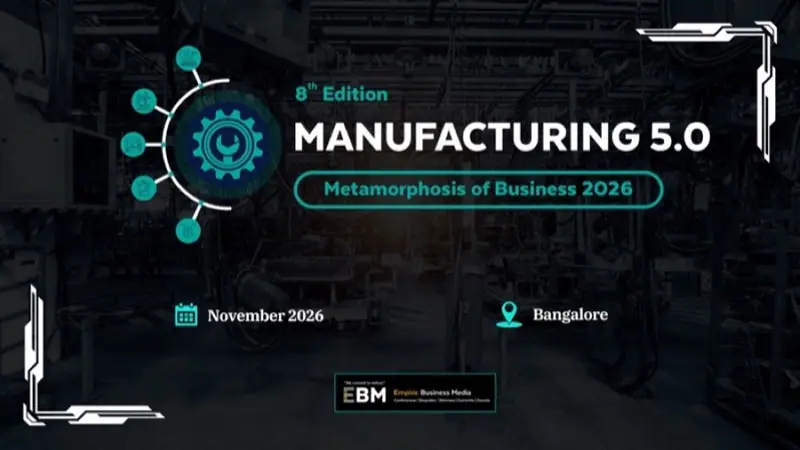 8th Edition Manufacturing Metamorphosis of Business 2026 — event artwork