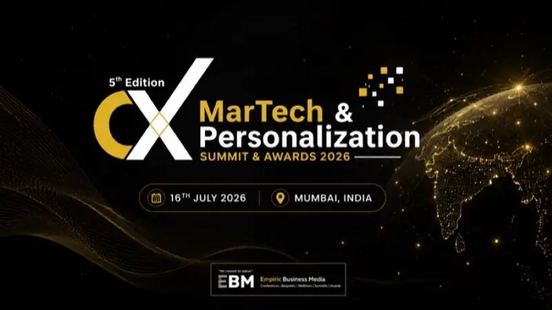 5th Edition CX MarTech & Personalization Summit & Awards 2026 — event artwork