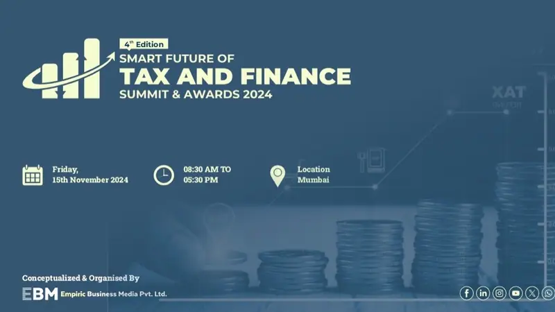4th Edition Smart Future of Tax and Finance Summit & Awards 2024 — event artwork